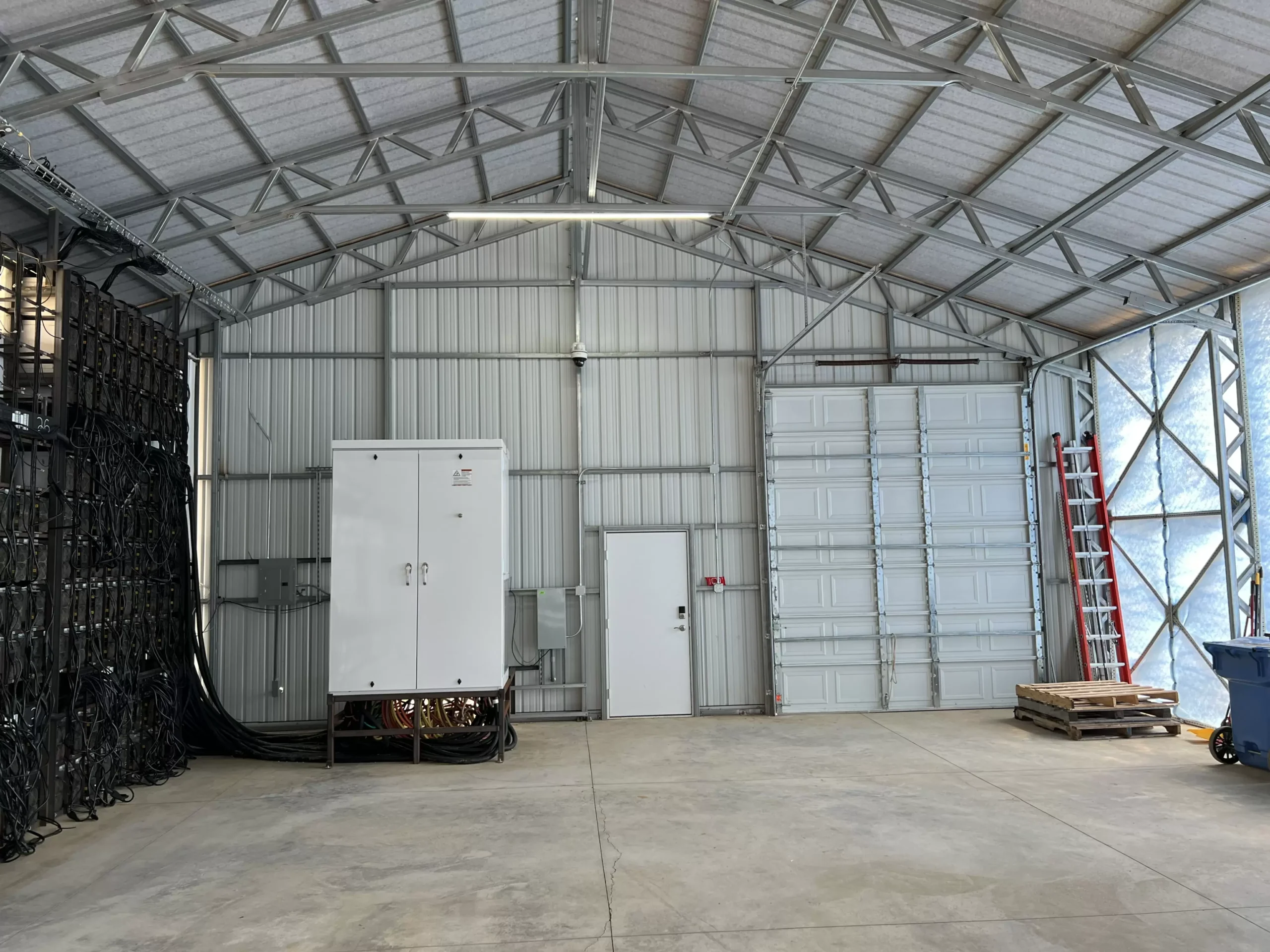 Entrance to the DigiEgg mining facility